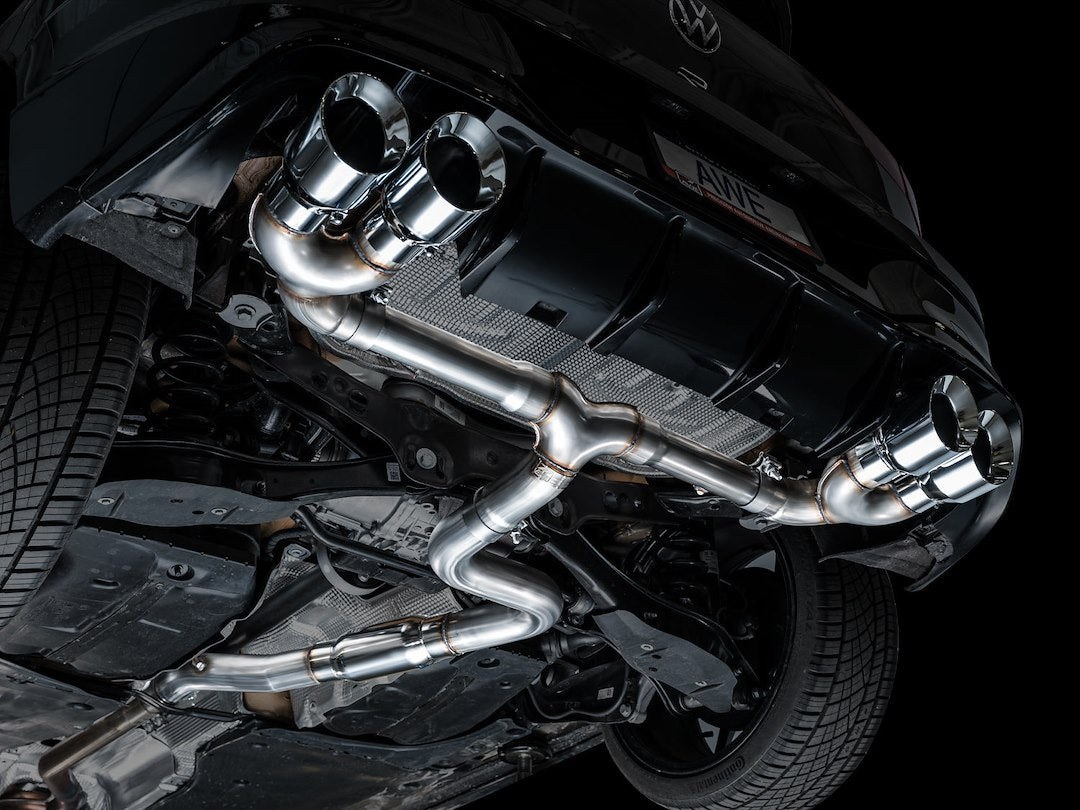 Product of AWE Tuning 3020-42658 Track Edition Cat-Back System Dual Exhaust System Kit 