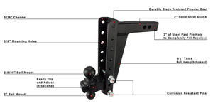 Product of Bulletproof Hitches HD2010 2 Inch Receiver Trailer Hitch Ball Mount 