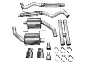 Product of AWE Tuning 3015-32650 Touring Edition Cat-Back System Dual Exhaust System Kit 
