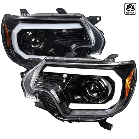 Spec-D Tuning 2lhp-Tac12bk-Tm Headlight Assembly||2lhp-Tac12bk-Tm.Jpg||85||sdtptac12bktm||1002042