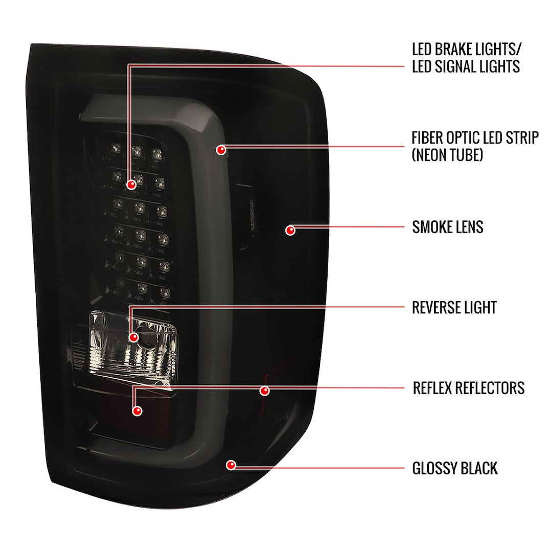 Product of Spec-D Tuning LT-SIE14BBLED-TM Tail Light Assembly 