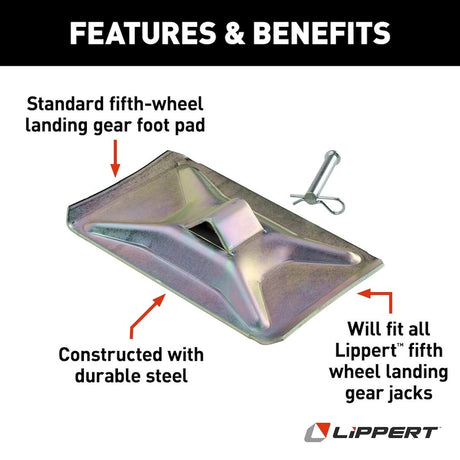 Product of Lippert Components 700052 Trailer Landing Gear Foot