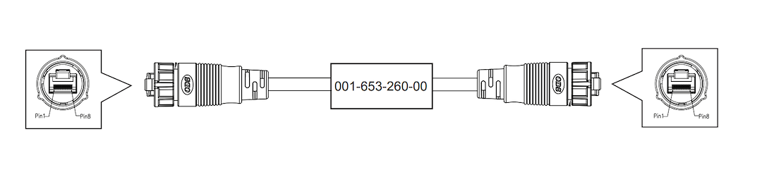 Furuno 001-653-260-00 Ethernet Cable||001-653-260-00_1.Png||86||fur0016532600||1493162