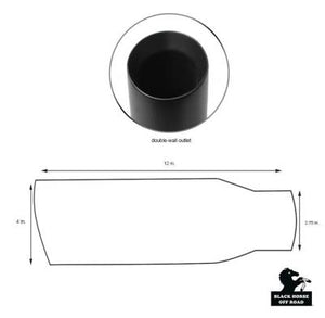 Black Horse Offroad Mt-Rr03bk Exhaust Tail Pipe Tip||mt-Rr03bk_10.Jpg||95||blkmtrr03bk||2238836