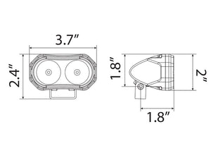Ironman 4x4 Iledwl10fa Driving/ Fog Light||||89||irniledwl10fa||2022784