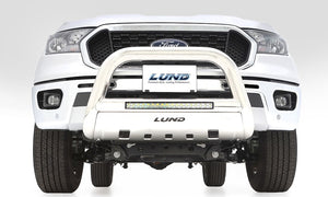 Product of Lund International 47021300 Bull Bar Polished 3-1/2 Inch Yes with skid plate 