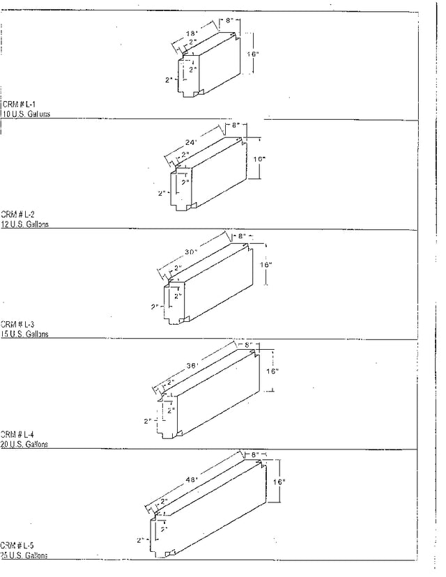 Product of Custom Roto Molding L-4 Fresh Water Tank