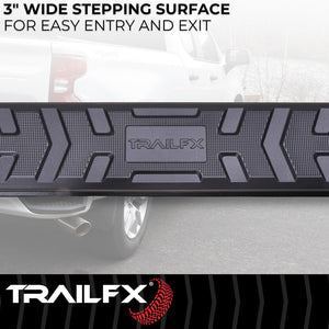 Product of TrailFX AL4009B TrailFX A4 Series Nerf Bar With Surface Steps 