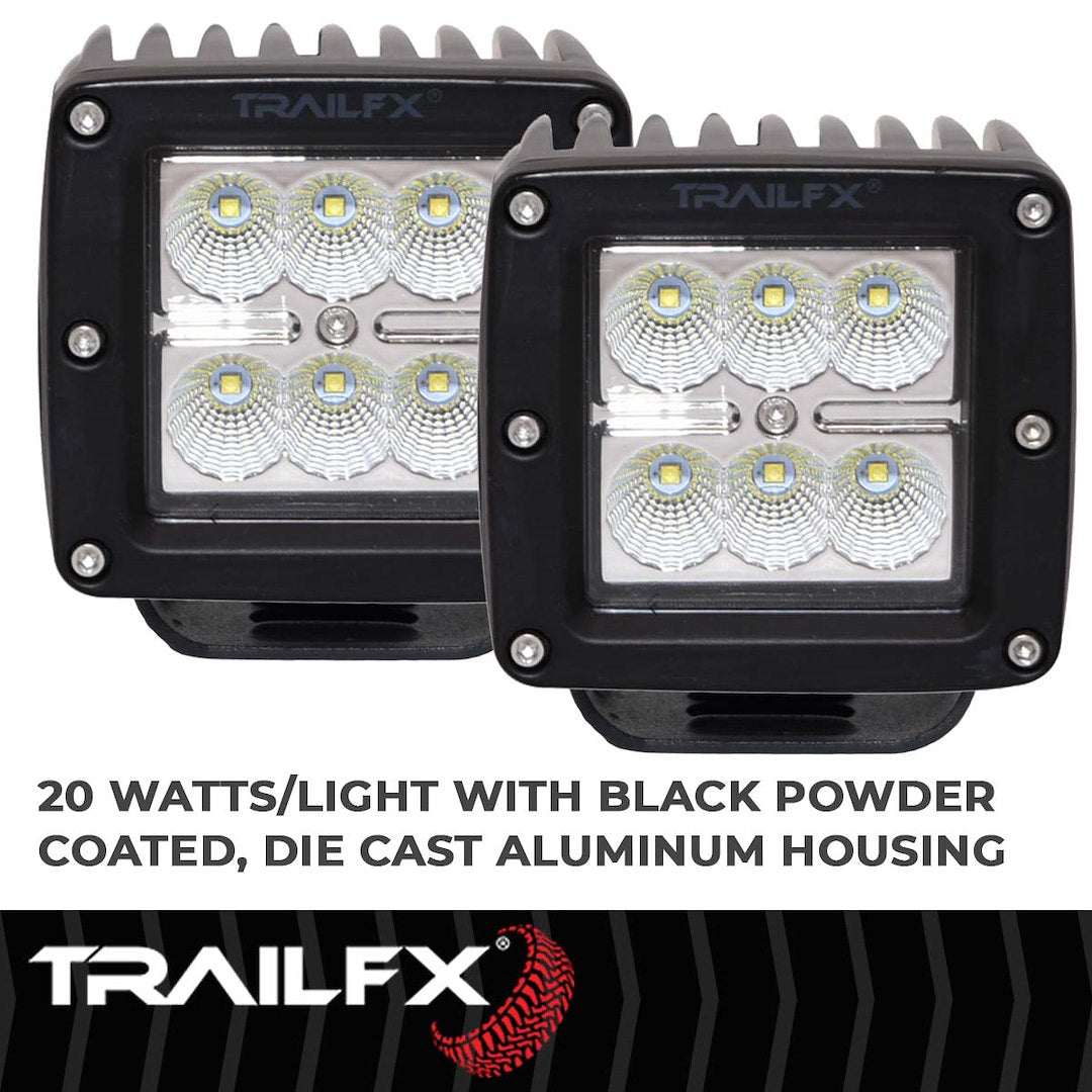 Product of TrailFX 3X2CFPR Driving/ Fog Light 