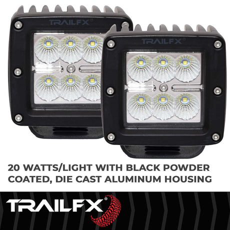 Product of TrailFX 3X2CFPR Driving/ Fog Light 