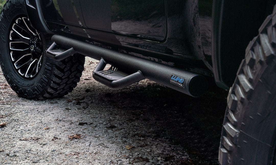 Product of Lund International 34641414 Terrain HX Step ™ Nerf Bar With Drop Down Steps 