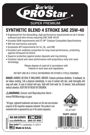Product of Star Brite 028332 Oil