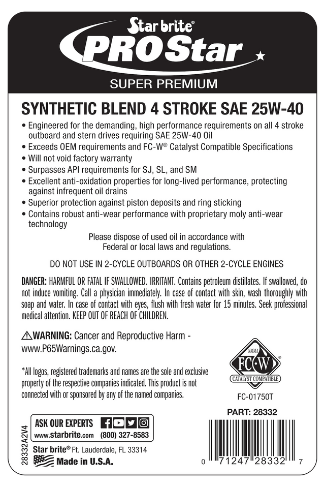 Product of Star Brite 028332 Oil