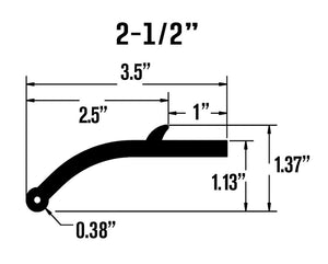 Product of Pacer Performance 52-156 Non-Exposed Fasteners Black Fender Flare - Set Of 4 