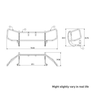 Black Horse Offroad 15tyr4a-19 Bumper Guard||15tyr4a-19_5.Jpeg||89||blk15tyr4a19||2344542