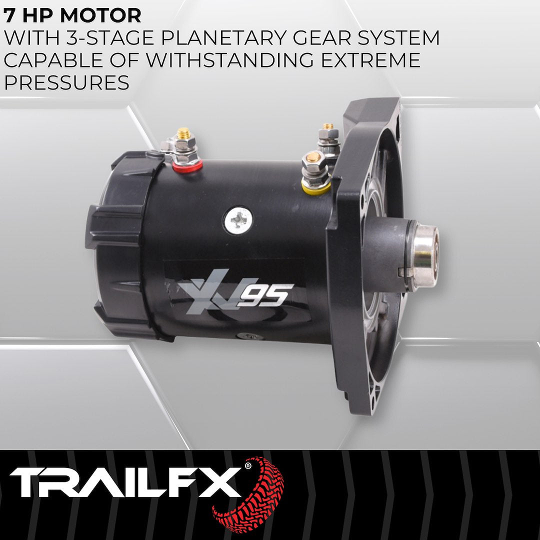 Product of TrailFX WXVS95B 9500 Pound Vehicle Recovery Winch 