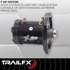 Product of TrailFX WXVS95B 9500 Pound Vehicle Recovery Winch 