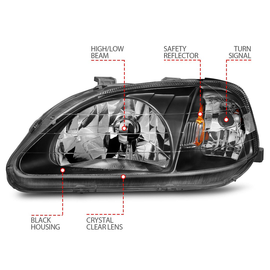 Product of Anzo Usa 121070 Headlight Assembly