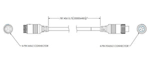 Ecco Electronic Ectc20-4 Backup Camera Cable||||86||e51ectc204||2017206