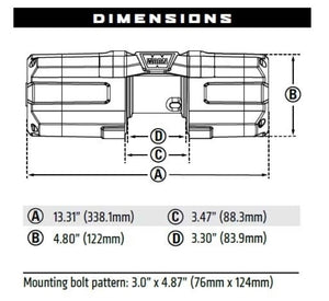Product of Warn 101135 3500 Pound ATV/ UTV Winch 