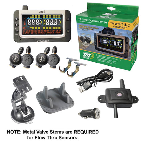 Truck System Technology (Tst) Tst-507-Ft-4-C Tire Pressure Monitoring System - Tpms||tst-507-Ft-4-C-Web Images-1.Jpg||85||tsttst507ft4c||1278952