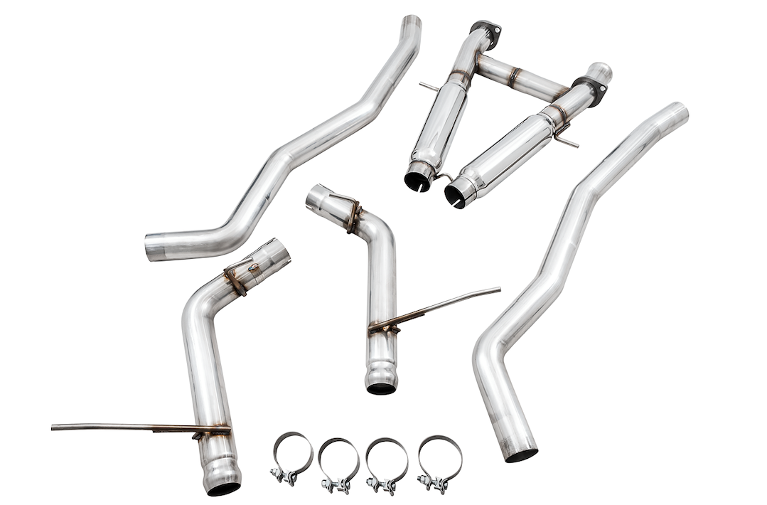 Product of AWE Tuning 3020-31023 Track Edition Cat-Back System Dual Exhaust System Kit 