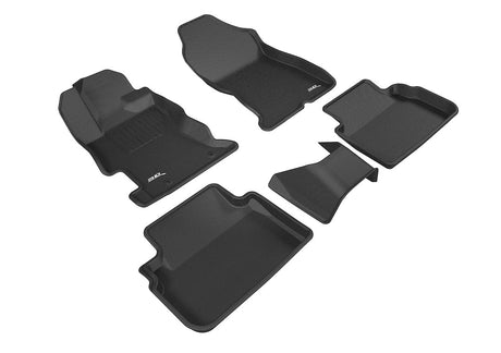 Product of 3D Mats KAGU L1SB02201509 Black Thermoplastic Rubber Of Carbon Fiber Texture Floor Liner 