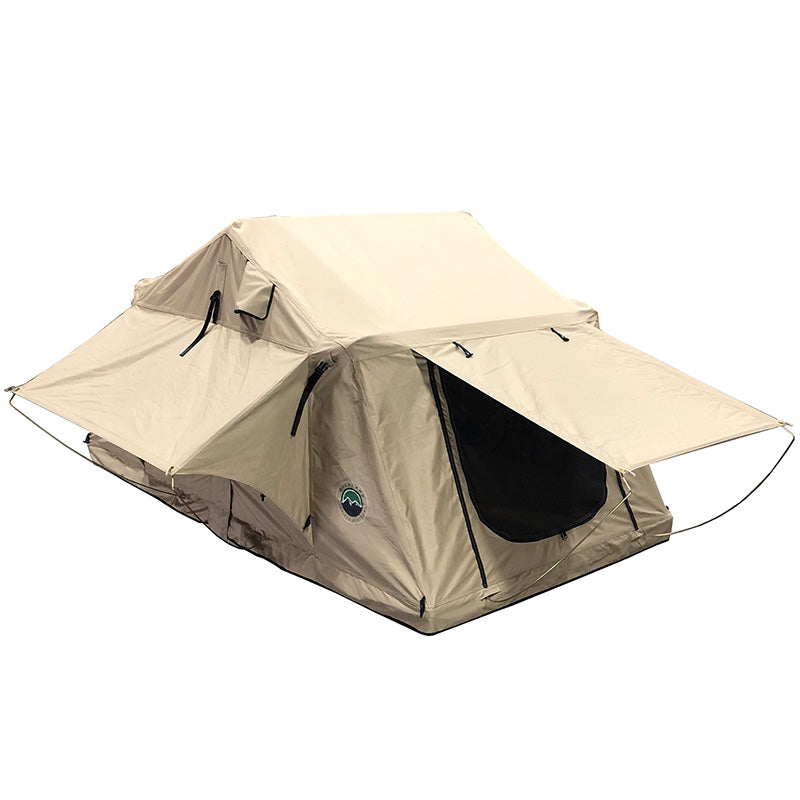 Product of Overland Vehicle Systems 18119933 Vehicle Rooftop Polyester Cotton Canvas Tent Sleeps 3 Adults 