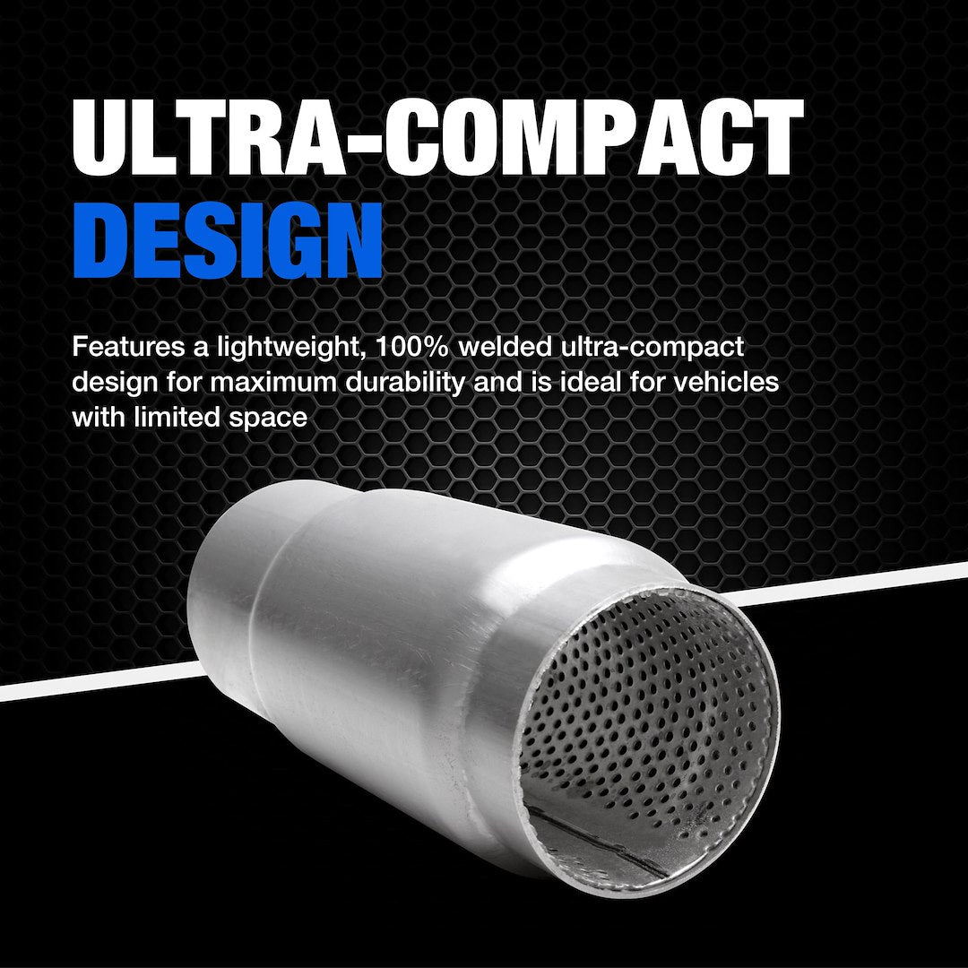 Product of Dynomax 24249 Race Series Mini Bullet Stainless Steel Exhaust Muffler 