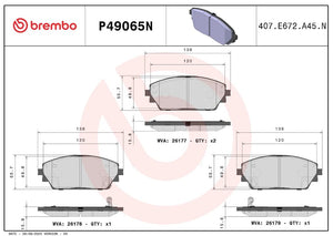 Brembo P49065n Brake Pad||p49065n_2.Jpg||86||brmp49065n||2091598