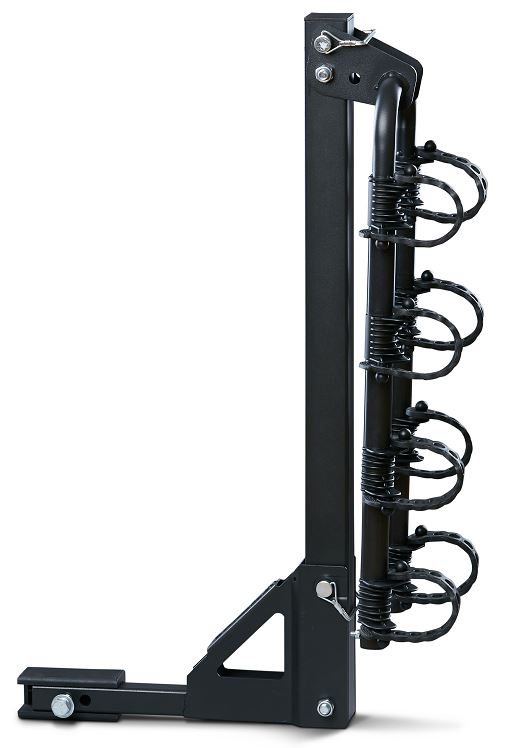 Product of Stromberg Carlson BC-108 4 Bikes Bike Frame Rests On Arms With Cradles And Straps Bike Rack - Receiver Hitch Mount 