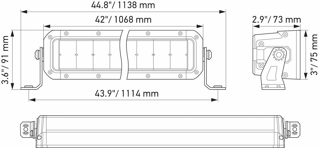 Product of Hella 358197421 Light Bar 