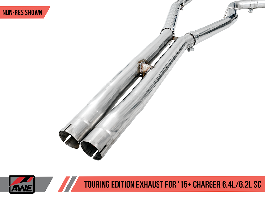 Product of AWE Tuning 3015-33126 Track Edition Cat-Back System Single Exhaust System Kit 