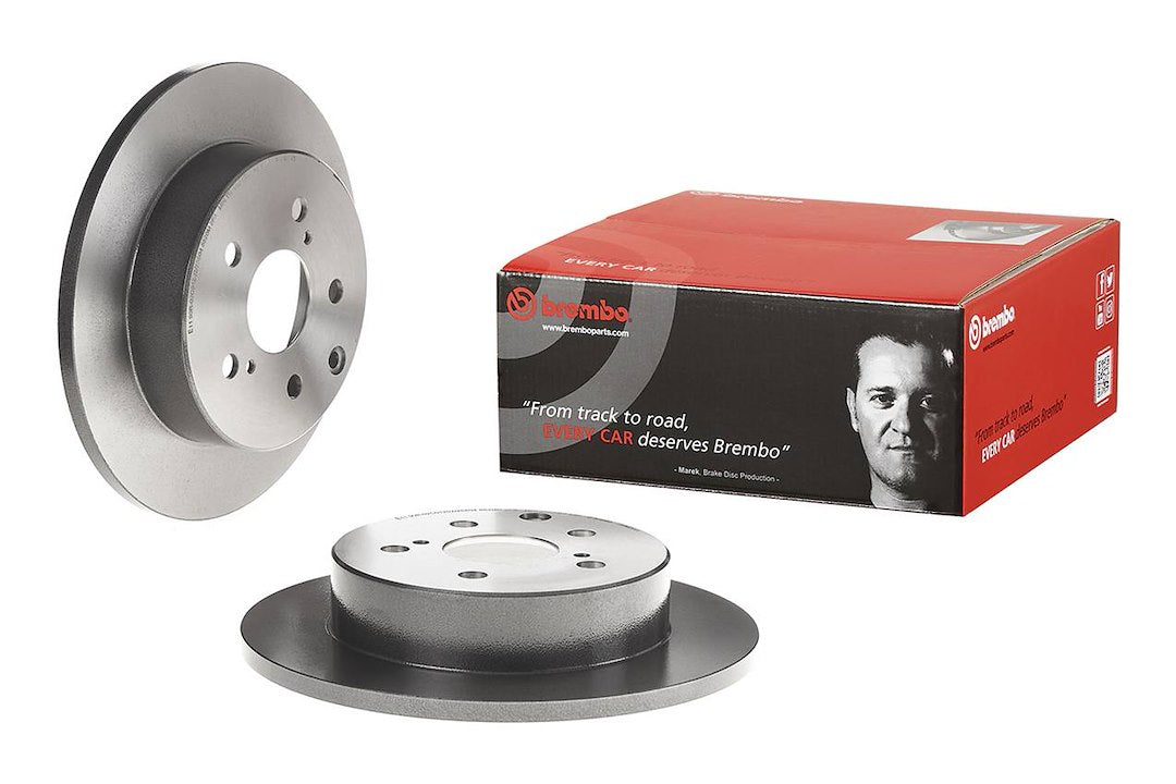 Product of Brembo 08A42911C02 Solid 1 Piece Brake Rotor 