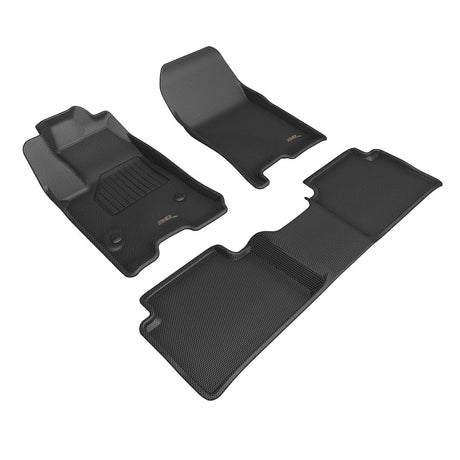 Product of 3D Mats KAGU L1GM03301509 Black Thermoplastic Rubber Of Carbon Fiber Texture Floor Liner 