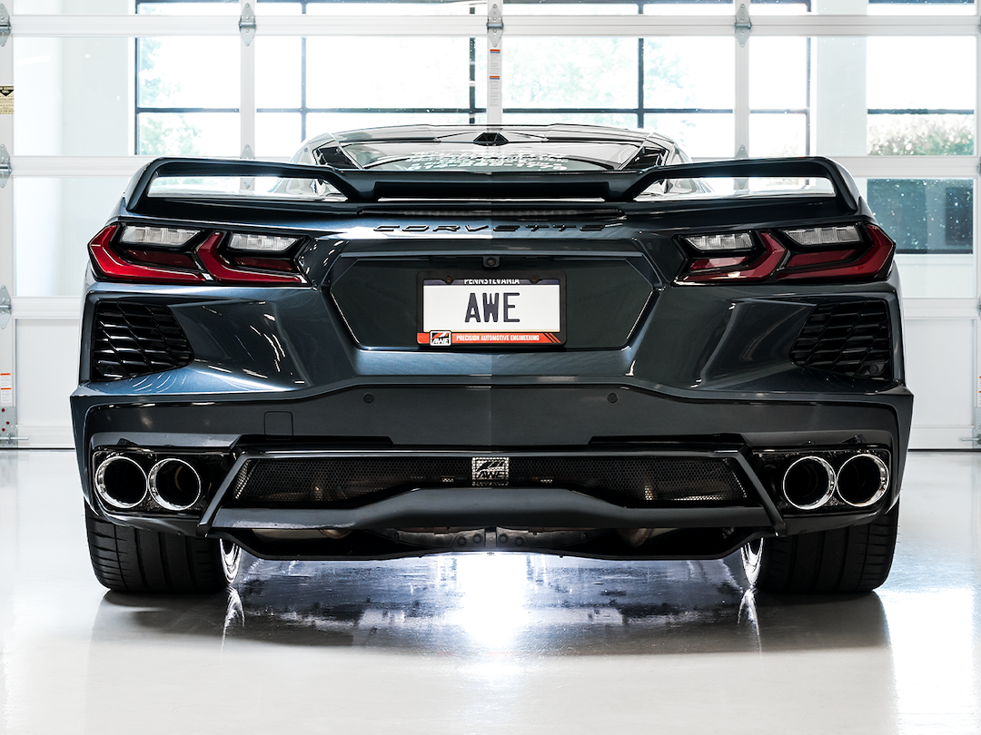 Product of AWE Tuning 3020-42080 Track Edition Cat-Back System Dual Exhaust System Kit 