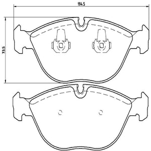 Product of Brembo P06019 Brake Pad - Set Of 4 