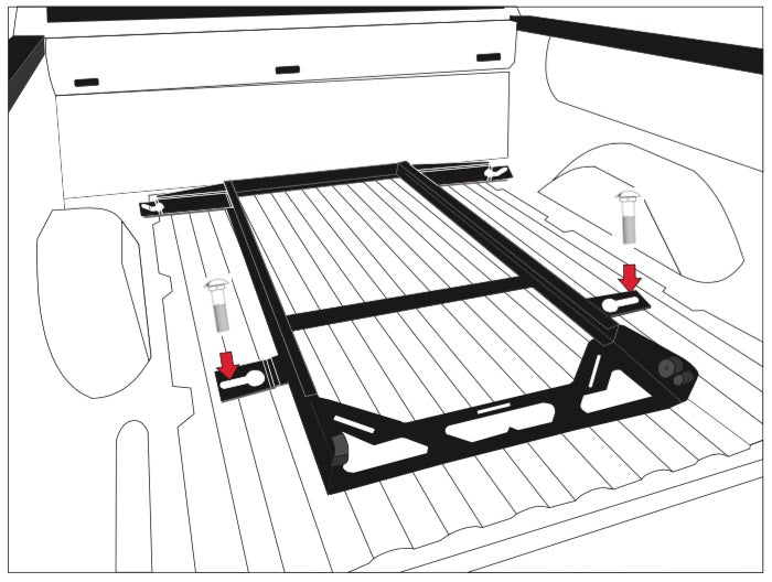 Product of Bedslide Bsa-F150-2017 Bed Slide Installation Kit