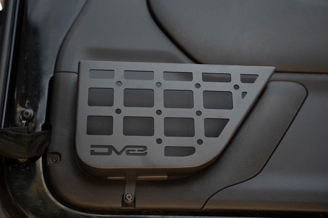 Dv8 Offroad Mpjk-07 Molle Cargo Panel||2011-2018-Jeep-Wrangler-Jk-Slim-Front-Door-Molle-Pockets-Installed-10.Jpg||95||dv8mpjk07||1628261