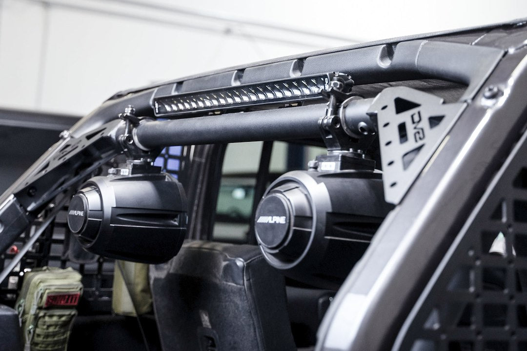 Dv8 Offroad Sbjl-01 Light Bar Mounting Kit||2018-2023-Jeep-Wrangler-Jl-Rear-Speaker-_-Light-Bar-Mount_Installed-05.Jpg||95||dv8sbjl01||1966874