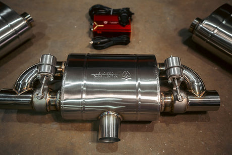 Product of Valvetronic Design UVM.63MM.TSTYLE.X1  Exhaust Muffler 