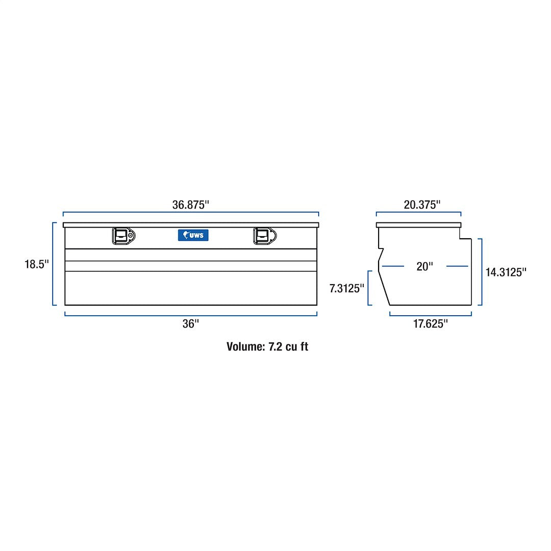 Product of UWS TBC-36-W Standard Profile Toolbox 