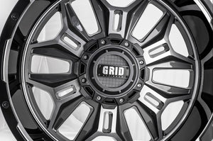 Product of Grid Wheels 20x9 Anthracite With Black Lip Wheel - Not Applicable Bolt Pattern 