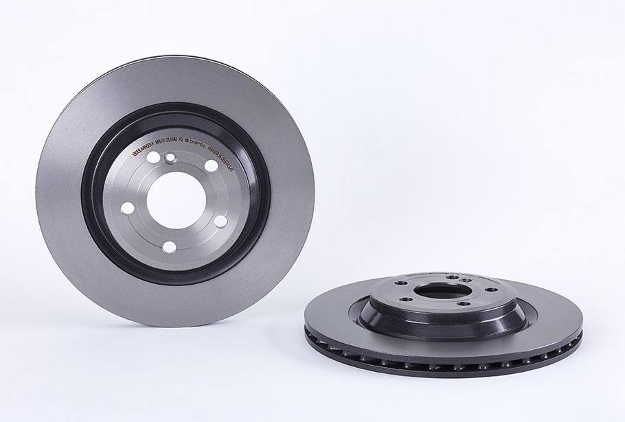Product of Brembo 09B74341C02 Vented 1 Piece Brake Rotor 