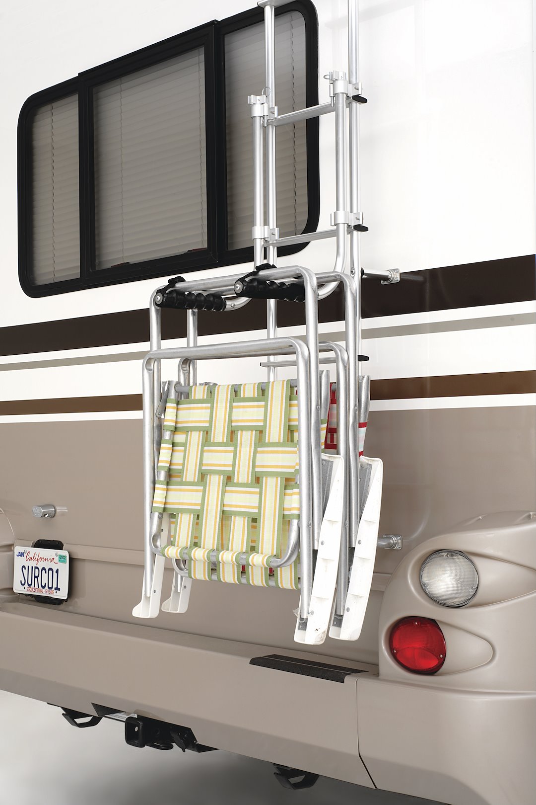 Surco Products 501cr Camping Chair Storage Rack||501cr On Rv W-Chairs.Jpg||85||s50501cr||1763541