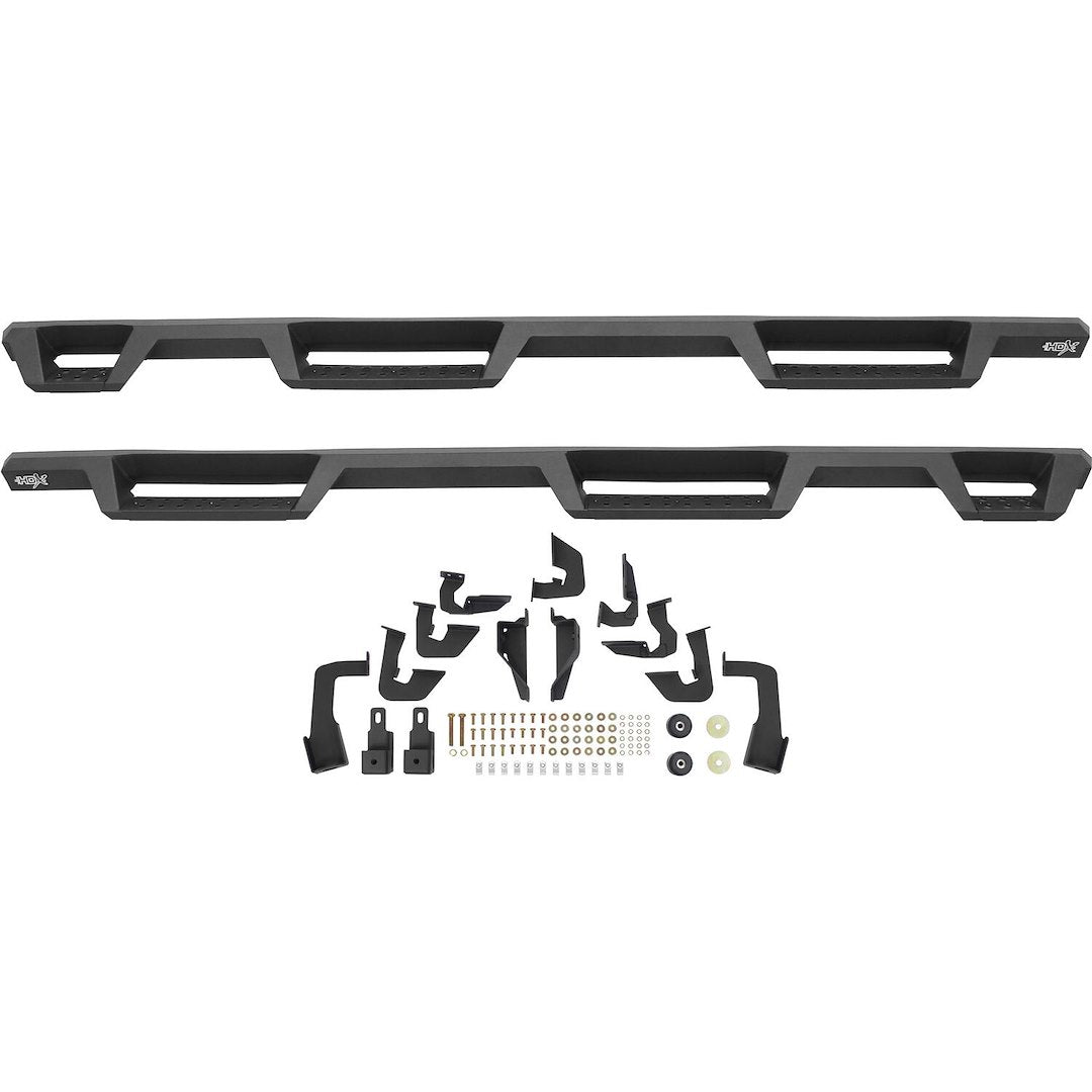 Product of Westin Automotive 56-534565 Black Powder Coated Square Nerf Bar - Truck Wheel To Wheel 