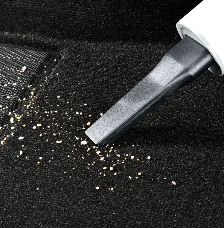 Product of 3D Mats ELEGANT Series L1TL04804709 Black Thermoplastic Rubber Of Carbon Fiber Texture Floor Liner 