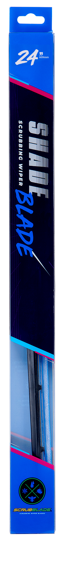 Scrubblade Cbb2400 Windshield Wiper Blade||blazin Blue 24 Front.Png||87||scrcbb2400||1522823
