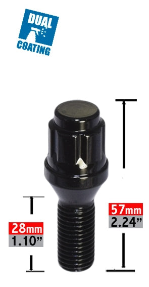Coyote Wheel Accessories 63k548-28blk Lug Bolt||631152blk_1_3.Jpg||86||rev63k54828bl||876597