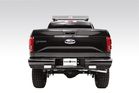 Product of Fab Fours FF15-T3250-1 Black Steel Steel Gloss Powder Coated Bumper 